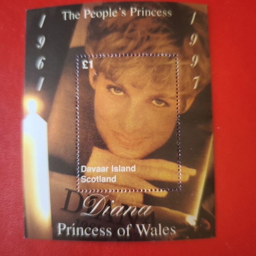Princess Diana Scotland 1997 FEGE luxury stamp like new