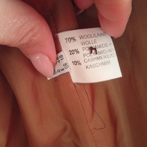 Makis Tselios Fashion Arte Maxima L/XL coat camel like new