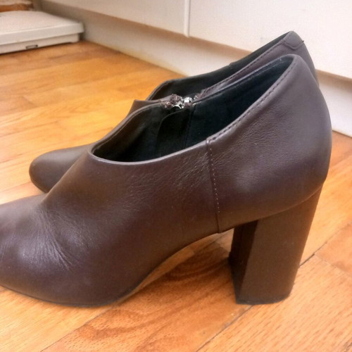 Geox ankle boots used dark brown