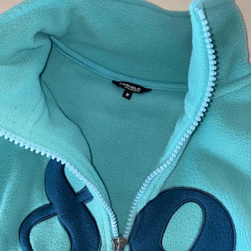 Fleece like new, turquoise, size M