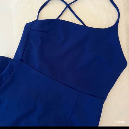 Marmalady blue dress new with slit