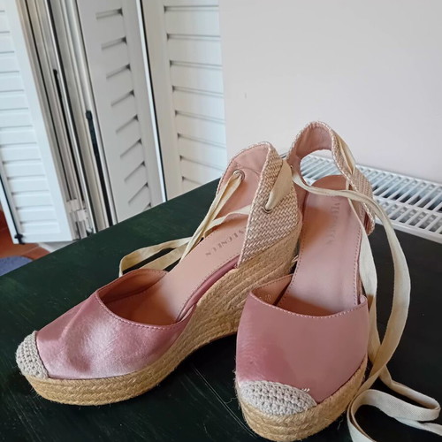 Yes Bonbon dusty pink platform sandals like new, size 40