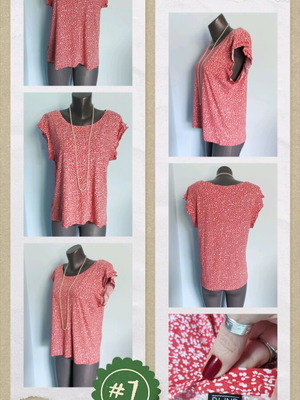 Blind Date cotton tunic blouse like new, sizes XL to XXL