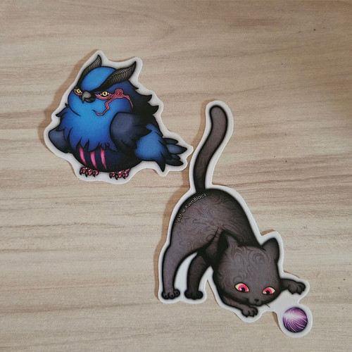 Devil May Cry 5 - V + Familiars handmade sticker made to order
