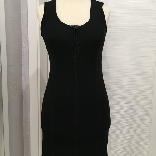 Burberry bandage neoprene mini dress IT40, black