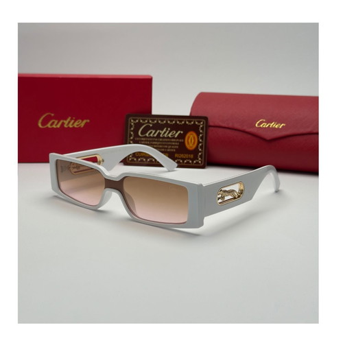Cartier Panther Edition rectangular sunglasses new, black and white