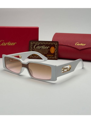 Cartier Panther Edition rectangular sunglasses new, black and white