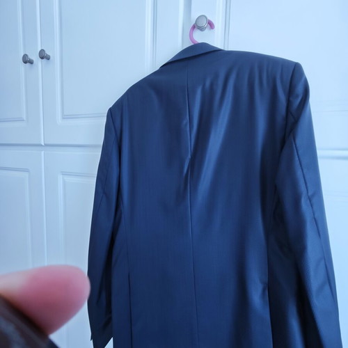 Versace suit size 52 blue like new with vest and trousers