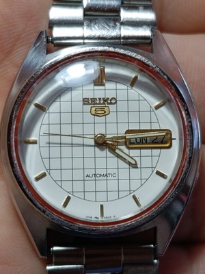 Seiko 5 vintage αυτόματο ρολόι μεταχειρισμένο, πλήρως λειτουργικό