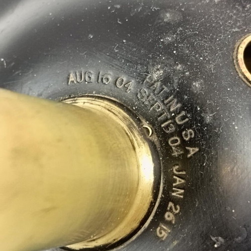 Western Electric brass telephone base used, early 20th century