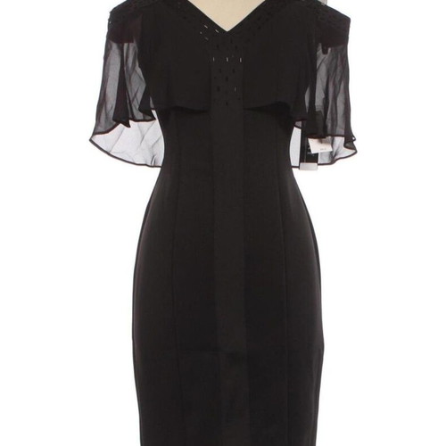 Midi dress formal elegant new, black, size S
