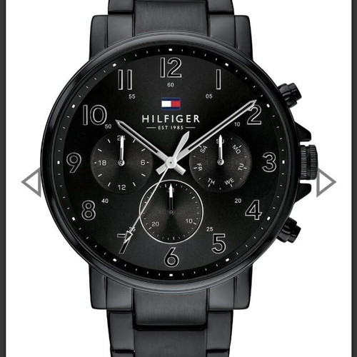 Tommy Hilfiger Daniel Multifunction men's watch like new, all-black