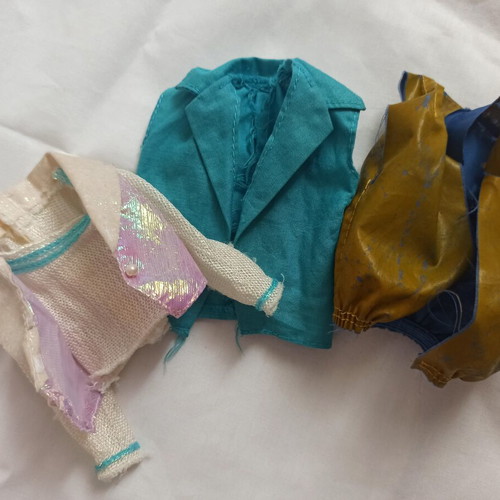 Ken doll jackets used, including My First Ken Ballet Partner 1992
