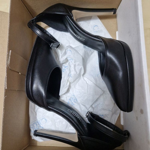 Smart Cronos black pumps with platform and ankle strap size 37 new