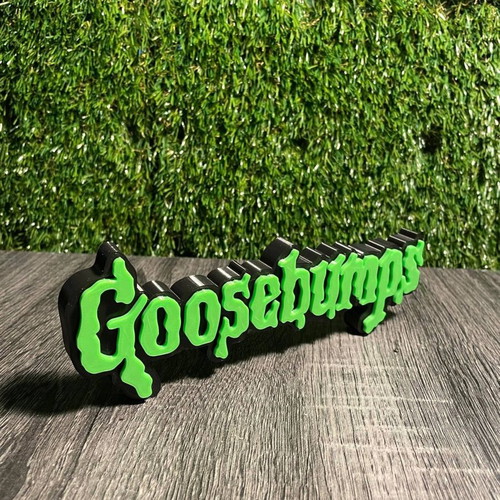 Goosebumps decorative logo 3d print new