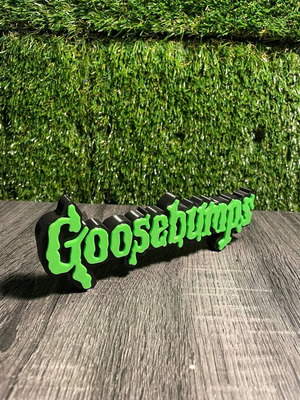 Goosebumps decorative logo 3d print new