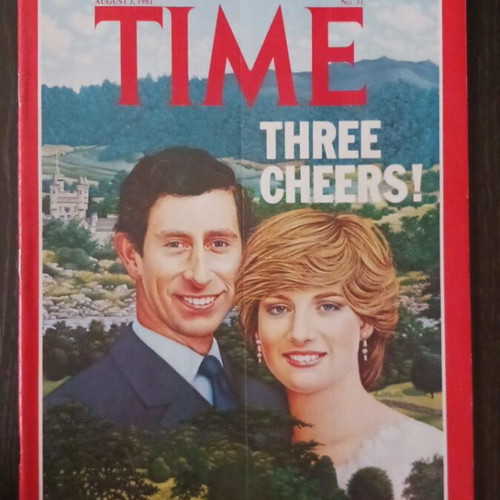 Time magazine Princess Diana Three Cheers August 1981