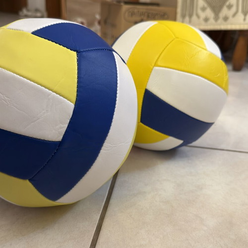Volleyball set of 2 new, size 5, tricolor