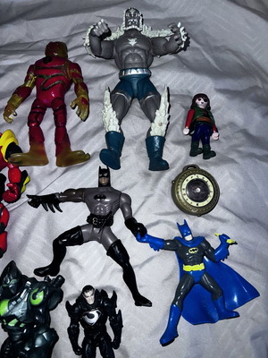 Collectible figures used, all together