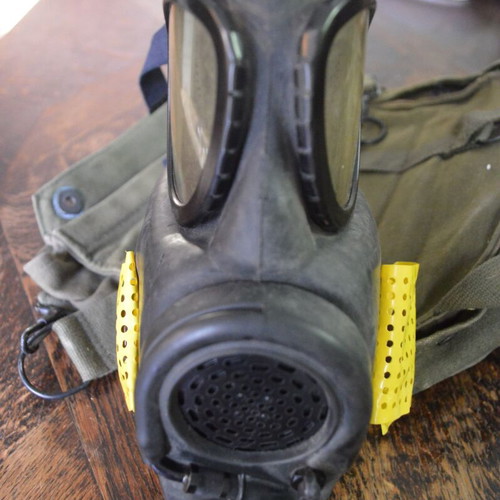 US M17A1 Vietnam War Gas Mask used