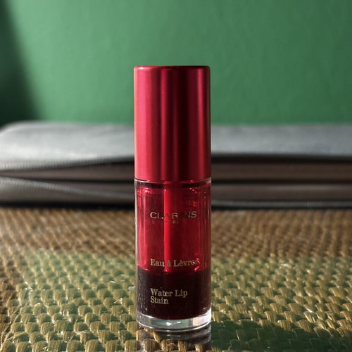 Clarins Lip Stain Pink Water and Violet Water like new