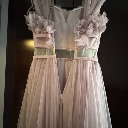 Evening dress long pink size XS like new