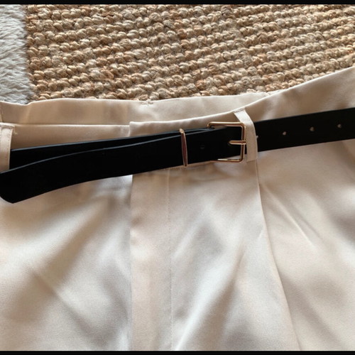 Classic white pants XXL like new with belt