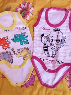 Baby rompers like new, pack of 2, 62cm, 3-6 months