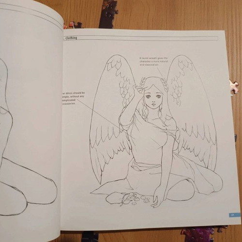 The Monster Book of Manga fairies and magical creatures like new