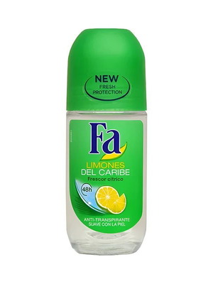 Fa Limones del Caribe, Γυναικείο Αποσμητικό Roll on, 50ml