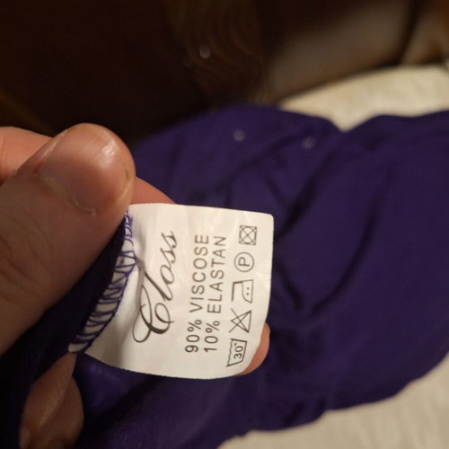 Dress Medium purple, viscose 90%, like new
