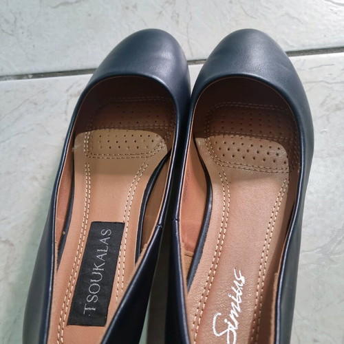 Tsoukalas Shoes ballerinas size 37 new, dark blue