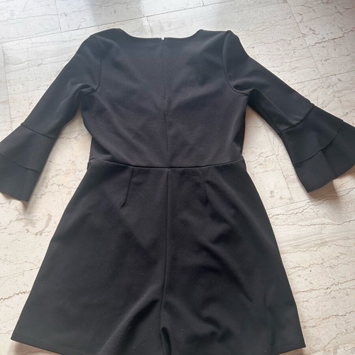 Pink Woman black short one-piece XL like new