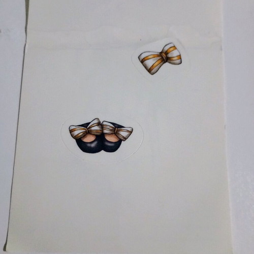 Santoro stickers like new, set of 2 pieces
