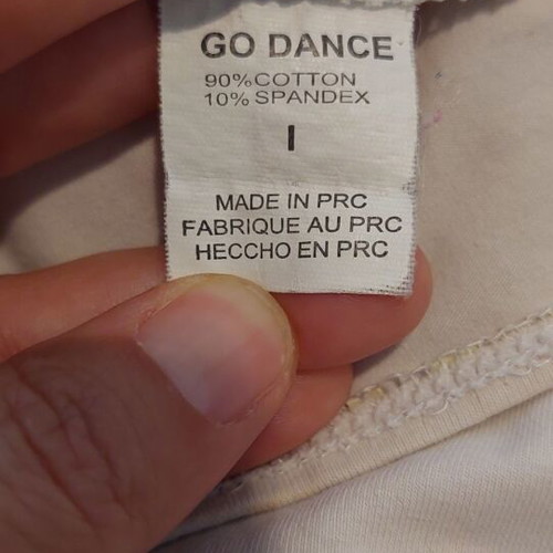 Dance leotards used, pack of 3, size 4-5, cotton