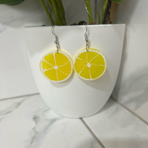 Lemon earrings for women new, sweet and fun design