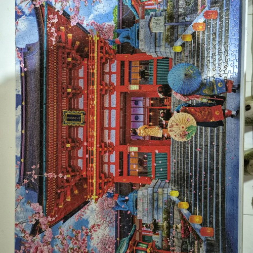 Puzzle Japan Spring Dakura Eurographics Smart Cut 1000 pieces like new