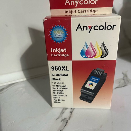 Anycolor 950 XL black printer ink new