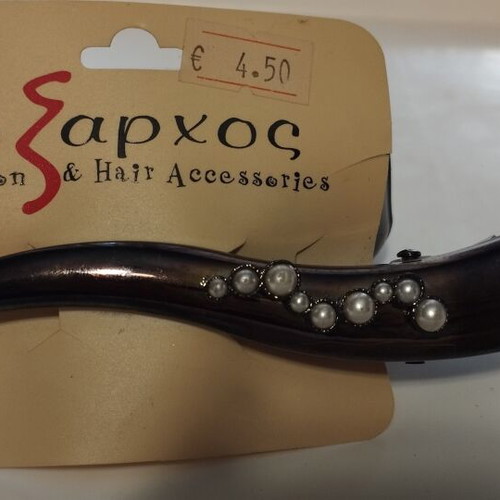 Hair Clip Ramfos Exarchos with Pearls new