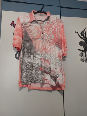 Multicolor summer blouse, breathable, size XL