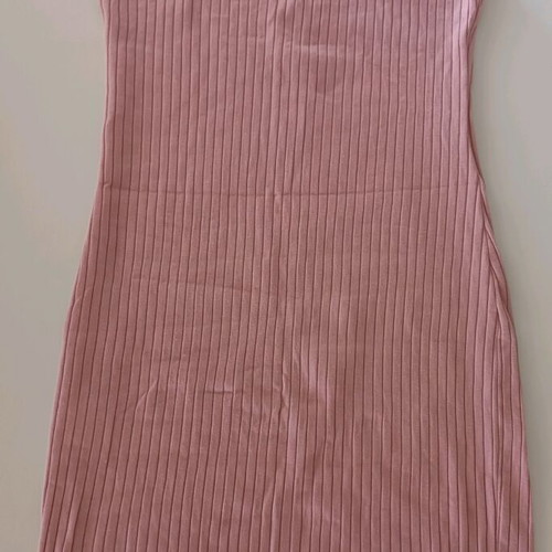 Pink strap dress like new, size S