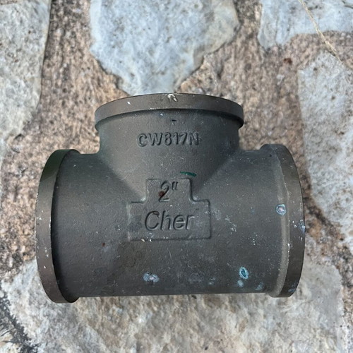 Cher brass water pipe connector new