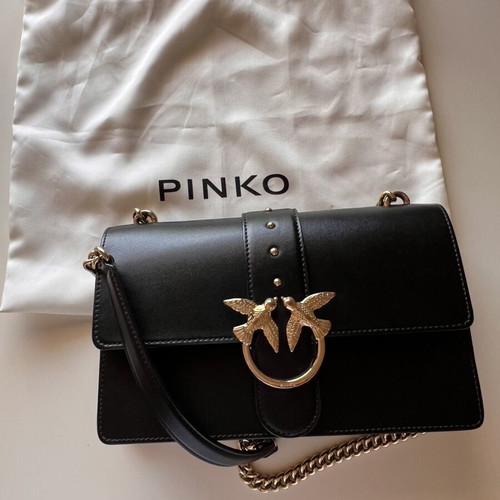 Pinko crossbody bag like new, black