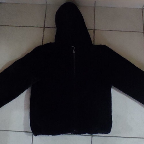 Terranova kids faux fur coat like new, black, size S