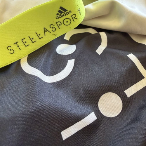 Adidas Stella Sport Climalite top with built-in bra, large, multicolor