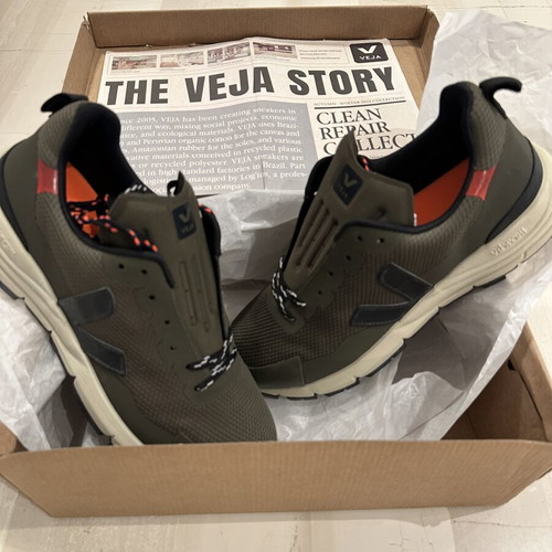 Veja Dekkan Alveomesh casual shoes size 42.5 new, kaki black