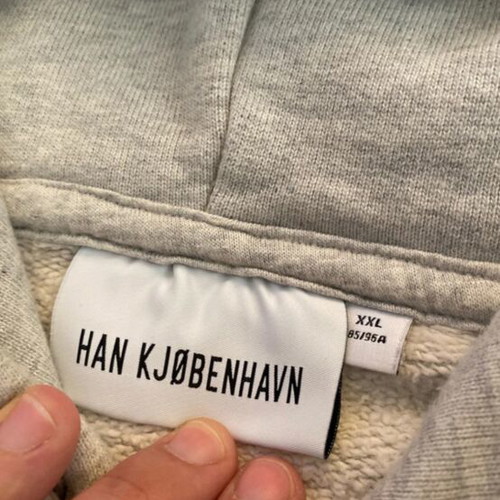 Han Kjobenhavn gray hoodie XXL like new