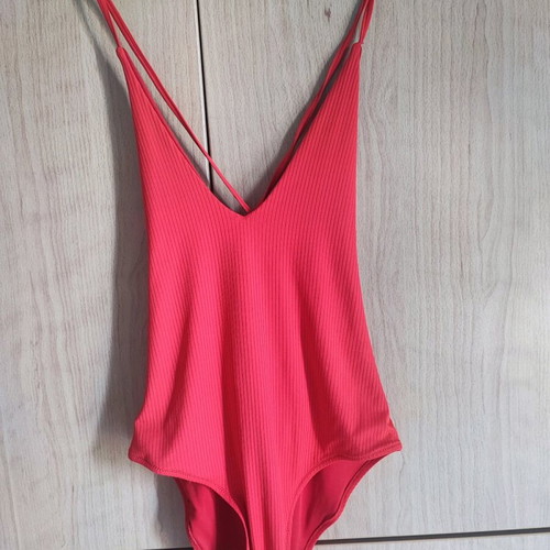 One-piece swimsuit like new, red, size L
