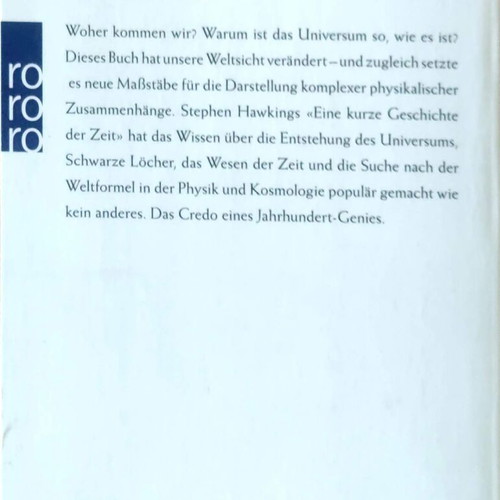 Eine Kurze Geschichte Der Zeit book new, German
