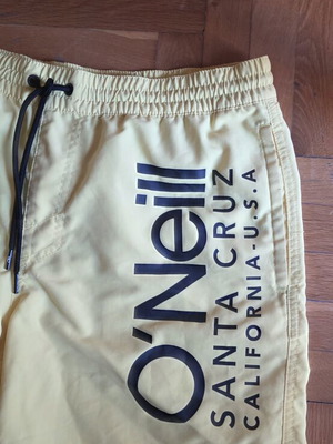 O'Neill men's swim shorts medium, like new, yellow